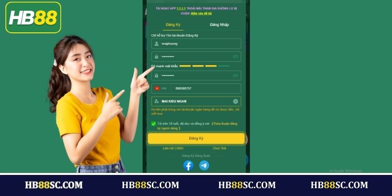 Quy trình đăng ký HB88 dễ hiểu, thành công ngay từ lần đầu